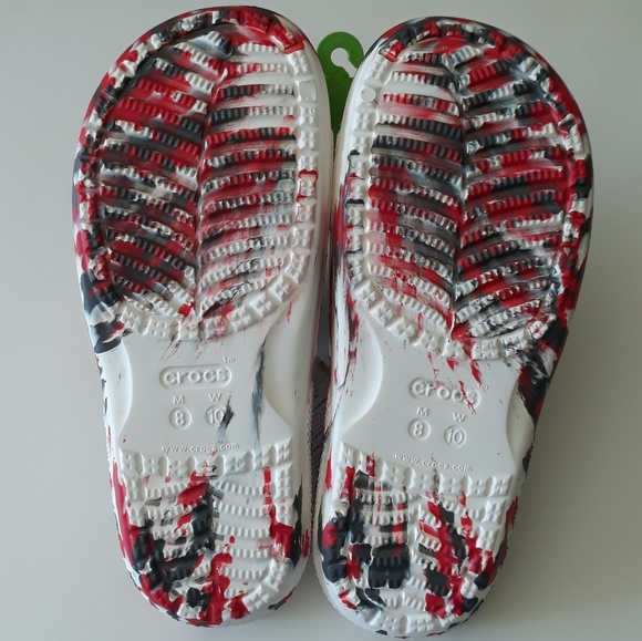 (New) Crocs Slides and Coca Cola Jibbitz Set (M8/W10) - Picture 3 of 5